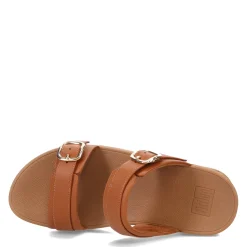 Discount FitFlop Women's , Lulu Adjustable Buckle Slide Sandal Light Tan