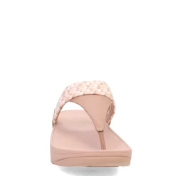 FitFlop Women's , Lulu Art Webbing Thong Sandal Beige