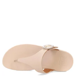 Hot FitFlop Women's , Lulu Crystal Buckle Thong Sandal Beige