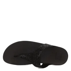 New FitFlop Women's , Lulu Crystal Thong Sandal Black