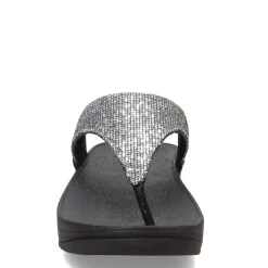 Clearance FitFlop Women's , Lulu Glitter Thong Sandal Silver