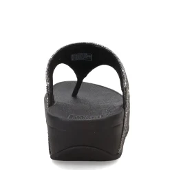 FitFlop Women's , Lulu Glitter Thong Sandal Silver