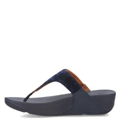 Clearance FitFlop Women's , Lulu Glitz Thong Sandal Midnight Navy