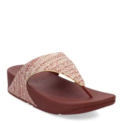 Online FitFlop Women's , Lulu Shimmerweave Thong Sandal Brown