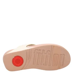 Online FitFlop Women's , Lulu Shimmerweave Thong Sandal Beige