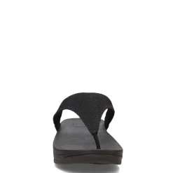 Outlet FitFlop Women's , Lulu Shimmerlux Thong Sandal Black