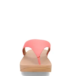 FitFlop Women's , Lulu Thong Sandal Rosy Coral