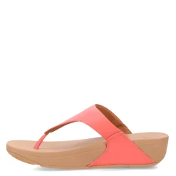 FitFlop Women's , Lulu Thong Sandal Rosy Coral