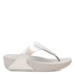 FitFlop Women's , Lulu Thong Sandal Silver