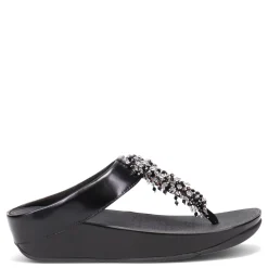 Outlet FitFlop Women's , Rumba Beaded Toe-Post Sandal Black