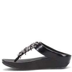 Outlet FitFlop Women's , Rumba Beaded Toe-Post Sandal Black