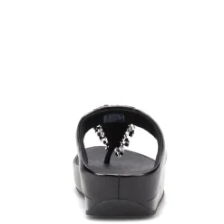 Outlet FitFlop Women's , Rumba Beaded Toe-Post Sandal Black