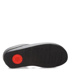 Clearance FitFlop Women's , Rumba Beaded Metallic Toe-Post Sandal Pewter Black