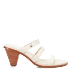 Hot Frye Women's , Estelle Strappy Sandal White