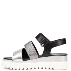 Clearance Gabor Women's , Wedge 64.610 Sandal Black / Silver