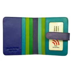 Women's ILI, Bifold Wallet - RFID Blocking-Intercontinental Leather Ind Discount