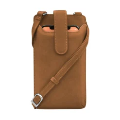 Women's ILI, Crossbody Phone Holder-Intercontinental Leather Ind Discount