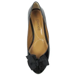 New J Renee Women's , Cameo Pump Black Patent