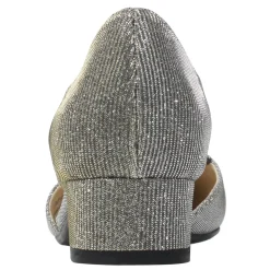 Sale J Renee Women's , Charolette Pump Pewter Glitter