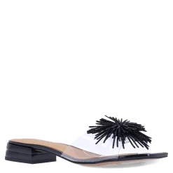 Outlet J Renee Women's , Cherita Sandal Clear/Black