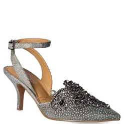 Sale J Renee Women's , Desdemona Pump Pewter Glitter