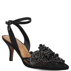 Outlet J Renee Women's , Desdemona Pump Black Lace
