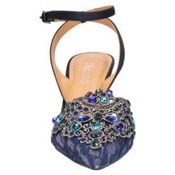 Online J Renee Women's , Desdemona Pump Navy Lace