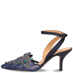 Online J Renee Women's , Desdemona Pump Navy Lace