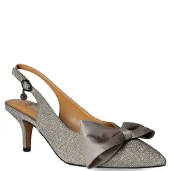 Sale J Renee Women's , Devika Pump Pewter Glitter