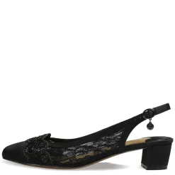 Sale J Renee Women's , Faleece Pump Black/Black Stones