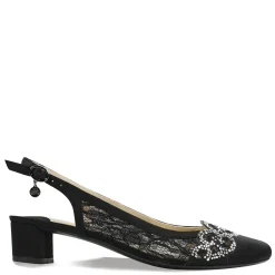 Sale J Renee Women's , Faleece Pump Black Clear