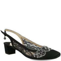 Sale J Renee Women's , Faleece Pump Black Clear