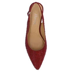 Online J Renee Women's , Ferryanne Pump Burgundy Satin