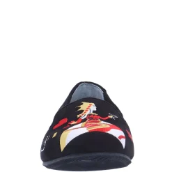 J Renee Women's , Fullhouse Flat Black Suede