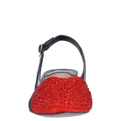 Outlet J Renee Women's , Gwyn Pump Black Red