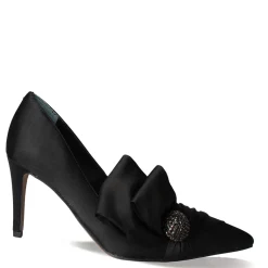 New J Renee Women's , Hirisha Pump Black Satin