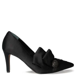 New J Renee Women's , Hirisha Pump Black Satin