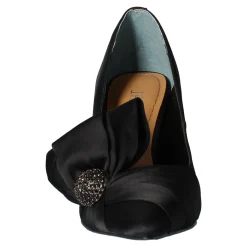 New J Renee Women's , Hirisha Pump Black Satin