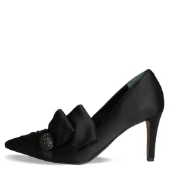 New J Renee Women's , Hirisha Pump Black Satin