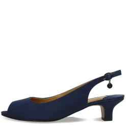 Sale J Renee Women's , Jenvey Sandal Navy Satin