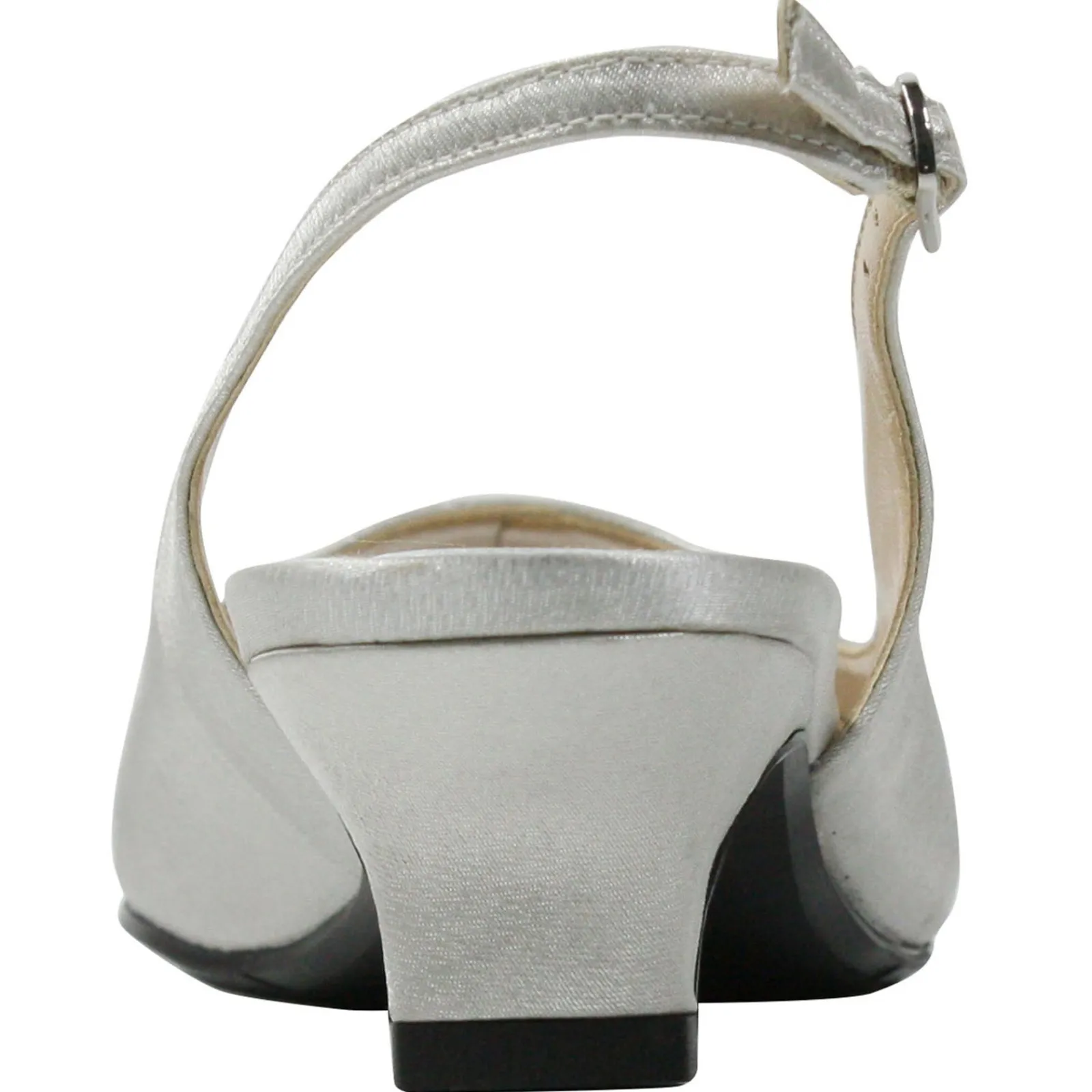 New J Renee Women's , Jenvey Sandal Silver Satin