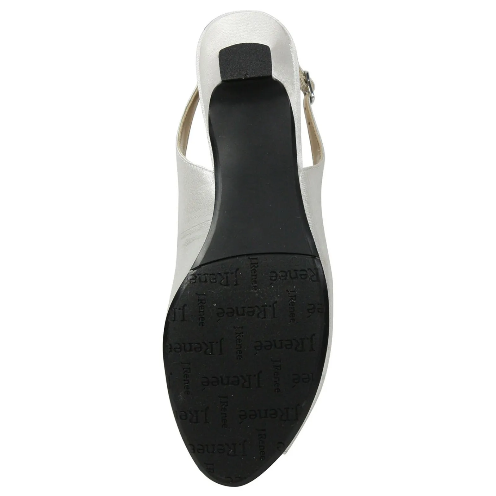 New J Renee Women's , Jenvey Sandal Silver Satin