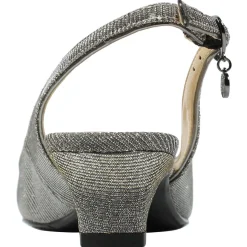 Hot J Renee Women's , Jenvey Sandal Pewter Glitter