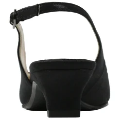 Clearance J Renee Women's , Jenvey Sandal Black Satin