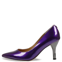 Outlet J Renee Women's , Kanan Pump Purple Patent