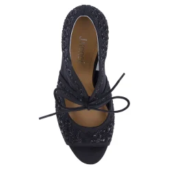 Clearance J Renee Women's , Kiandra Pump Black Satin