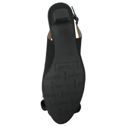 Online J Renee Women's , Leonelle Sandal Black Satin