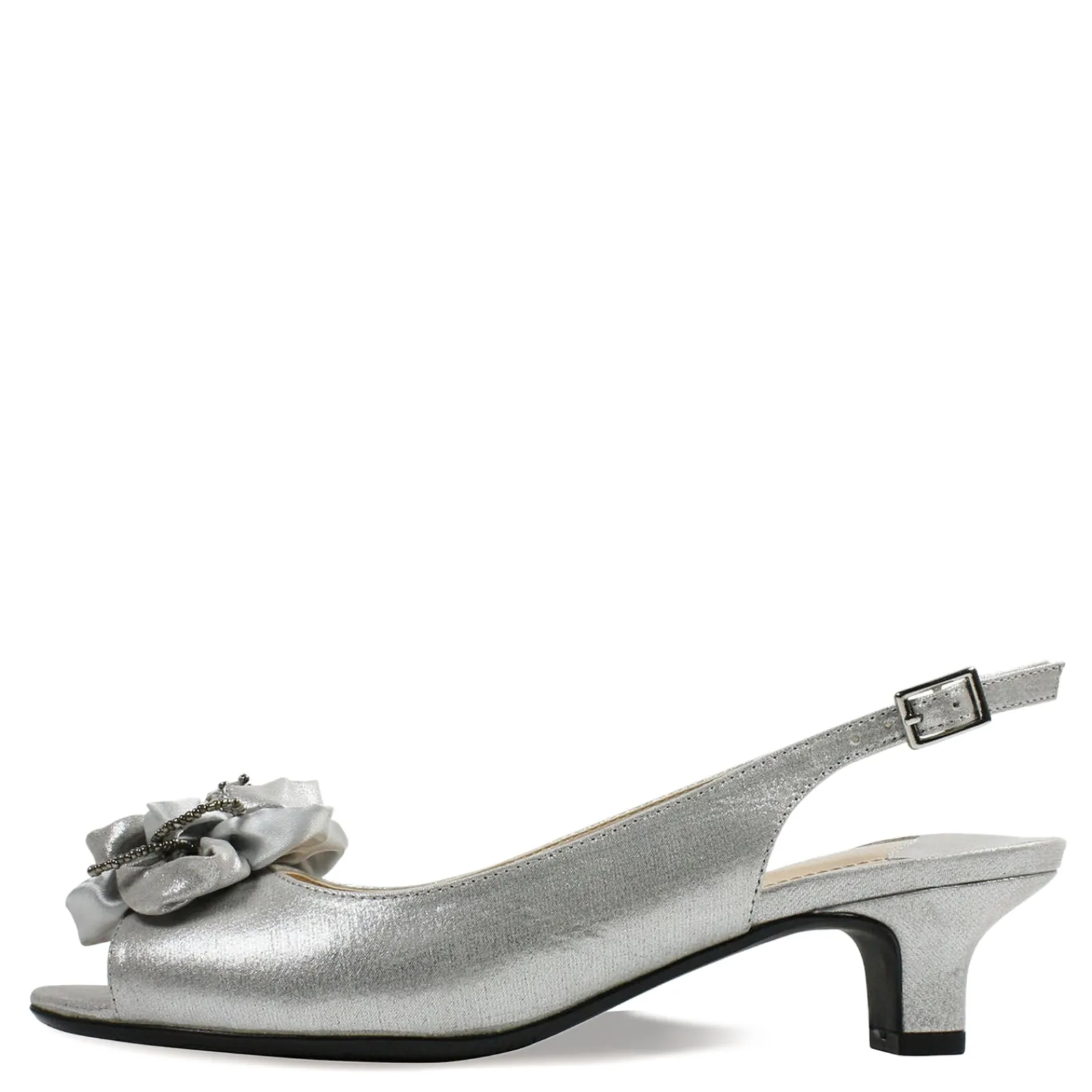 Discount J Renee Women's , Leonelle Sandal Silver