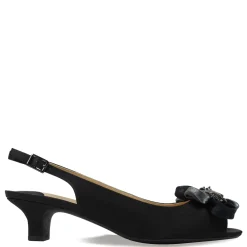 Online J Renee Women's , Leonelle Sandal Black Satin