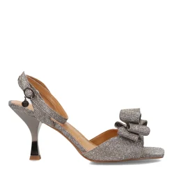 Outlet J Renee Women's , Nishia Sandal Pewter Glitter